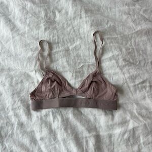 Organic Basics Dusty Rose Bralette
